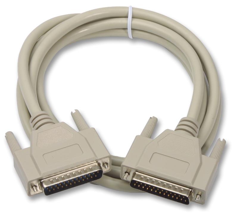 1134 LEAD, RS232 25W D PLG-PLG, 3M VIDEK