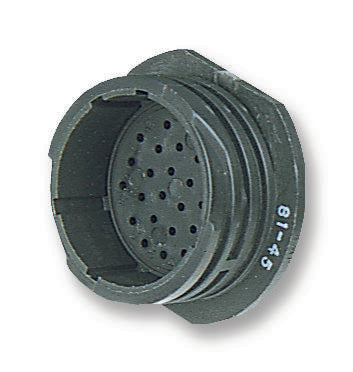 206486-2 RECEPTACLE, PIN CONTACT, 9WAY AMP - TE CONNECTIVITY