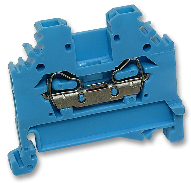 280-104 TERMINAL BLOCK, DIN RAIL, 2POS, 12AWG WAGO