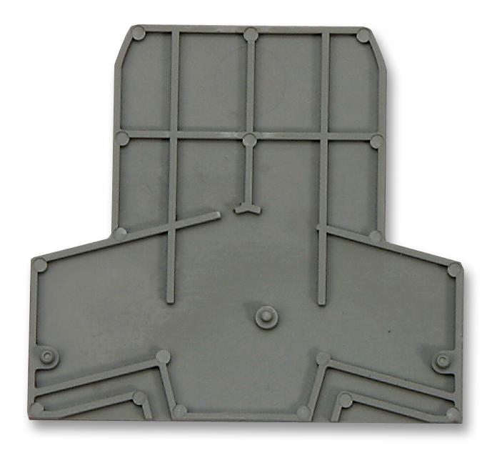 281-311. END & INTERMEDIATE PLATE, GREY WAGO