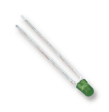 TLLG4400 LED, 3MM, GREEN, 1.2MCD, 575NM VISHAY