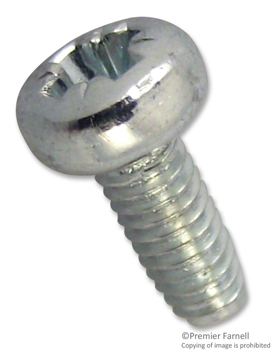 M36 PRSTTTZ100- SCREW, POZI PAN, STEEL, BZP, M3X6, PK100 TR FASTENINGS