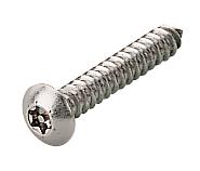 N6 0.750 M4A2AB S10 BUT T10 SCREW, BUTTON, T10, #6X19, PK10 TR FASTENINGS