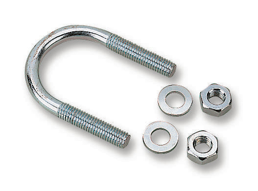 M6 25 UBSTNU Z10 U-BOLT, 25MM BORE ID, PK10 TR FASTENINGS