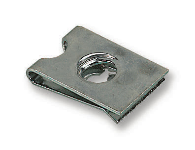 N4 - UNST- Z100 NUT, CAPTIVE, #4, PK100 TR FASTENINGS