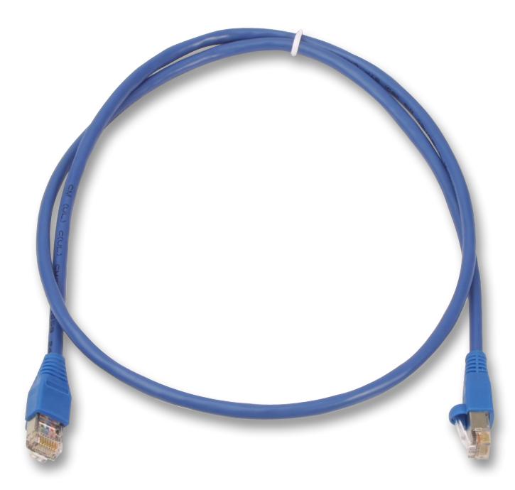 2965-0.75B PATCH LEAD, CAT5E, BLUE, 0.75M VIDEK