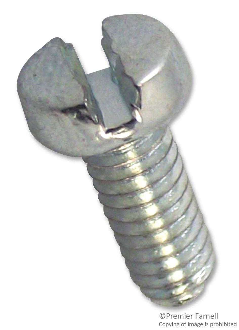 M420 CSSTMCZ100- SCREW, SLT, CHEESE, STEEL, M4X20, PK100 TR FASTENINGS
