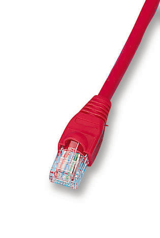 2961-15R PATCH LEAD, CAT5E, UTP, RED, 15M VIDEK