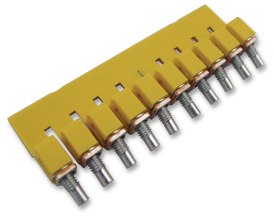 WQV4/10 JUMPER BAR, 10 WAY, 41A WEIDMULLER