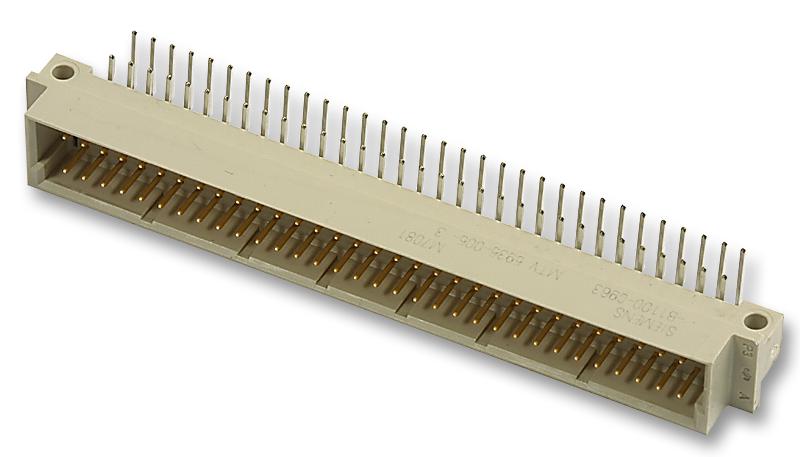 6-1393644-6 DIN 41612 CONN, PLUG, 64POS, 2ROW AMP - TE CONNECTIVITY
