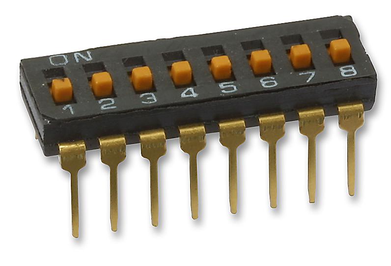 A6T-8104 SWITCH, DIL, 8WAY OMRON
