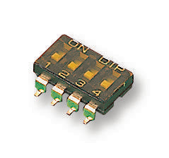 MCDM(R)-04-T SWITCH, DIL, SMD, 4WAY, SPST, FLUSH MULTICOMP PRO
