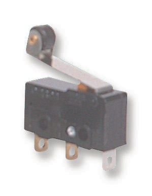 SS-01GL2 MICROSWITCH, SPDT, ROLLER, 30VDC, 0.1A OMRON