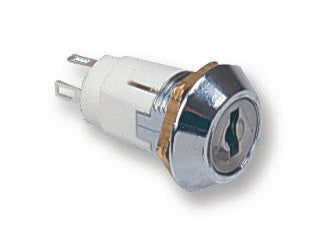 SRL-5-T-D-2 KEYLOCK SWITCH, SPDT, 90DEG, 1A, 24V LORLIN