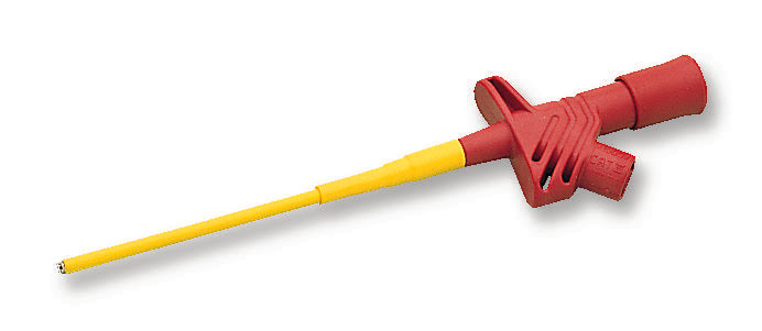 972306101 HOOK, TEST, 4MM, RED, LAS 30 HIRSCHMANN TEST AND MEASUREMENT