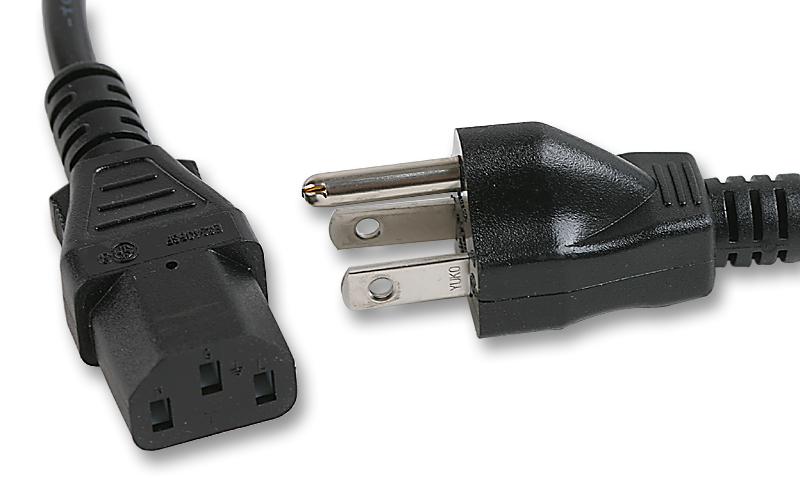 17504 PSU CORD,IEC TO NEMA VOLEX