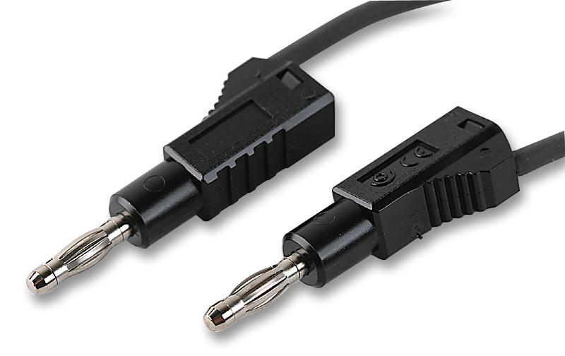 76-011 TEST LEAD, BLK, 1.524M, 1.2KV, 12A TENMA
