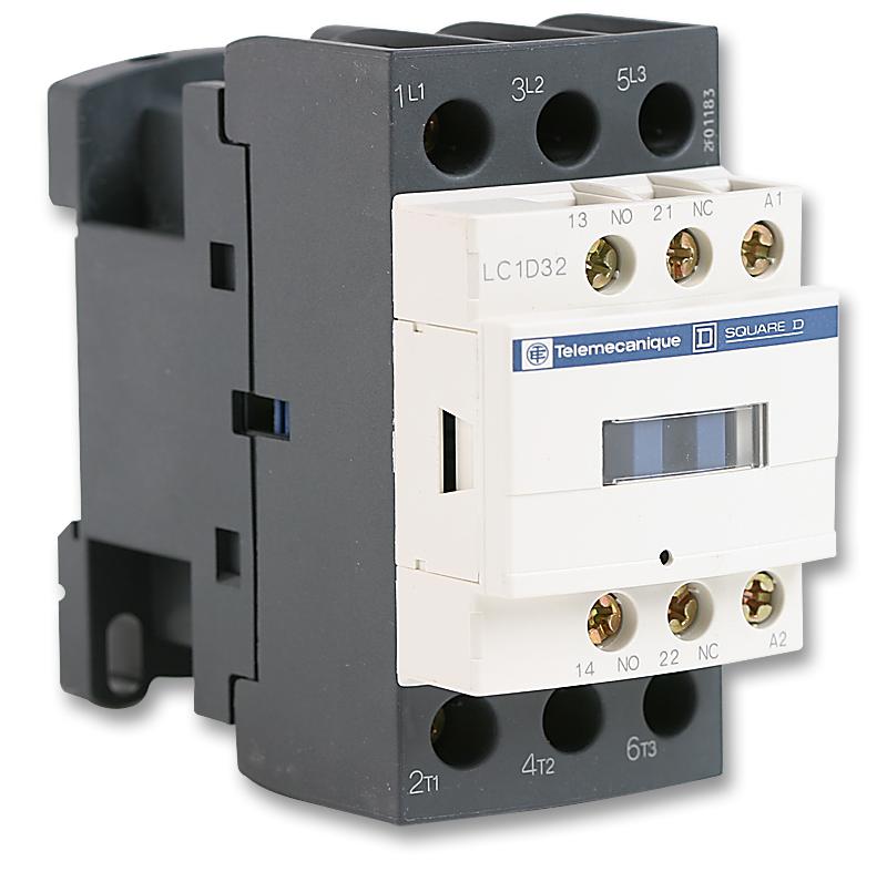 LC1D32F7 CONTACTOR, 15KW, 110VAC SCHNEIDER ELECTRIC