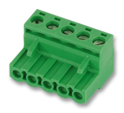 MSTB2,5/6-ST-5,08 TERMINAL BLOCK, PLUGGABLE, 6POS, 12AWG PHOENIX CONTACT