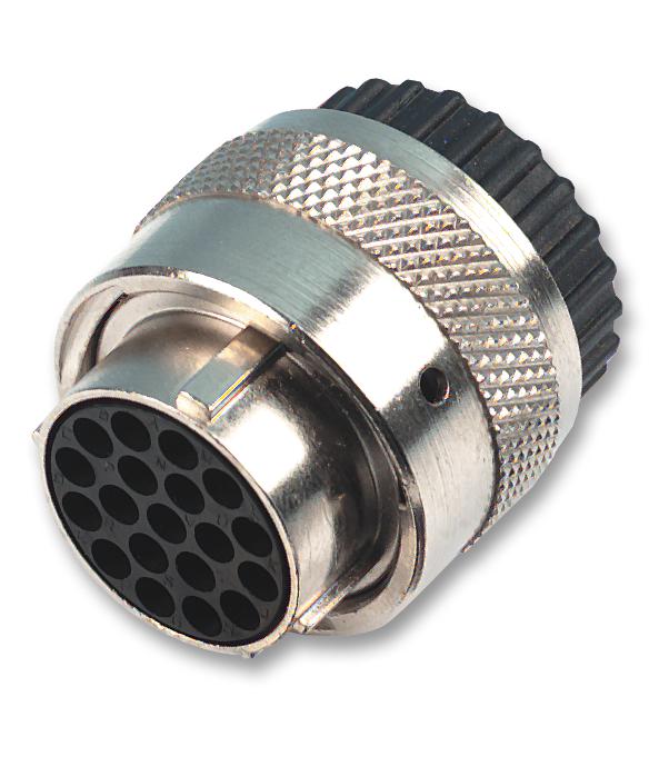 TNM6S16-0019S1L JACK, FREE, 19WAY ITT CANNON