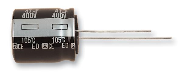 EEUED2V100 CAP, 10µF, 350V, 20% PANASONIC