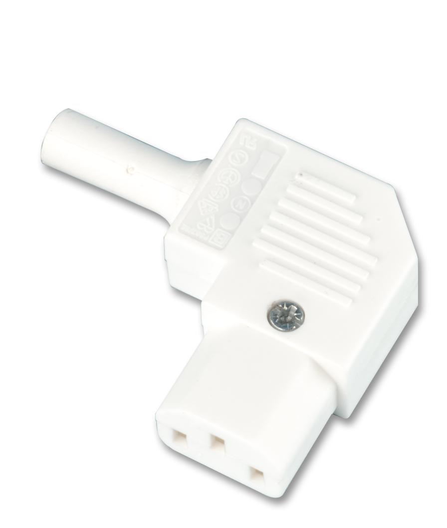 PX0587/SE/WH SOCKET, IEC, REWIREABLE, RIGHT ANGLE BULGIN LIMITED
