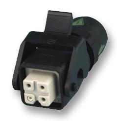 09 20 003 0745 CONNECTOR, CABLE, HARAX, FEMALE, 3+E HARTING