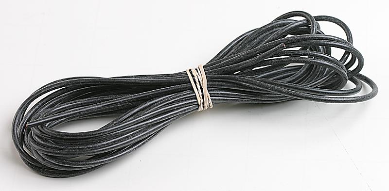61.7605-21 WIRE, SILICON, BLACK, 0.50MM, 25M STAUBLI