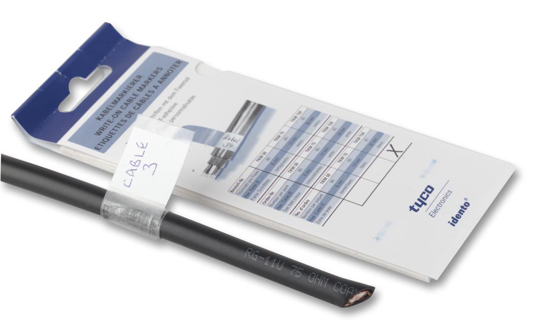 TKM-150 LABEL, BOOKLET, S/L, PK30 RAYCHEM - TE CONNECTIVITY
