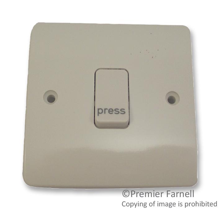 K4878PWHI PUSH SWITCH, 10A, 1POLE HONEYWELL