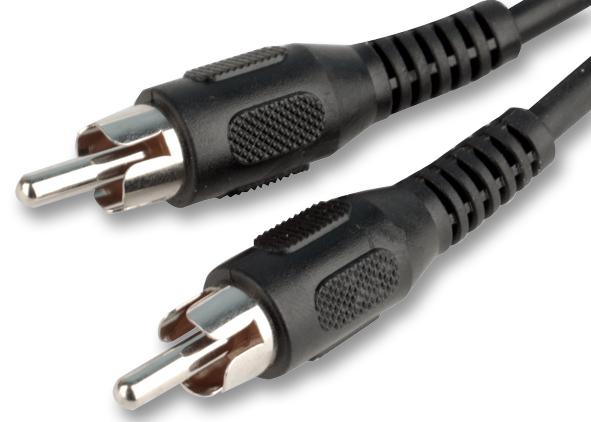 JR8030/2M BK LEAD, PHONO PLG-PLG, 2M PRO SIGNAL