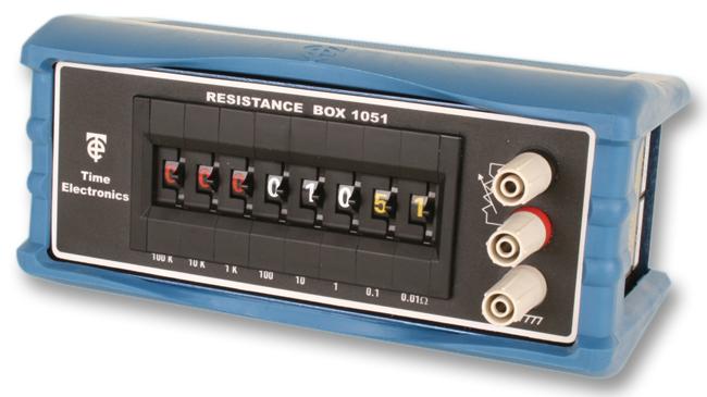 1051. RESISTANCE BOX, LOW OHM TIME ELECTRONICS