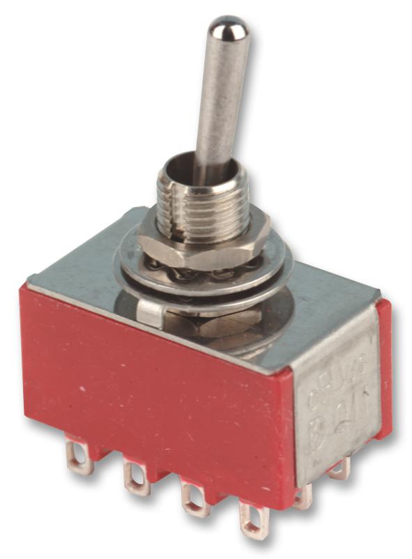 1M41T1B1M1QE SWITCH, 4PDT, 5A, 250VAC, THT MULTICOMP PRO