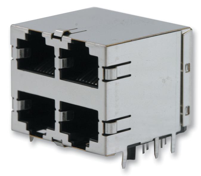 5569260-1 JACK, RJ45, MULTI PORT, 2X2 AMP - TE CONNECTIVITY
