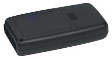 55-12-9V-R-BL CASE, HANDHELD, 55, RT, PP3, BLACK BOX ENCLOSURES