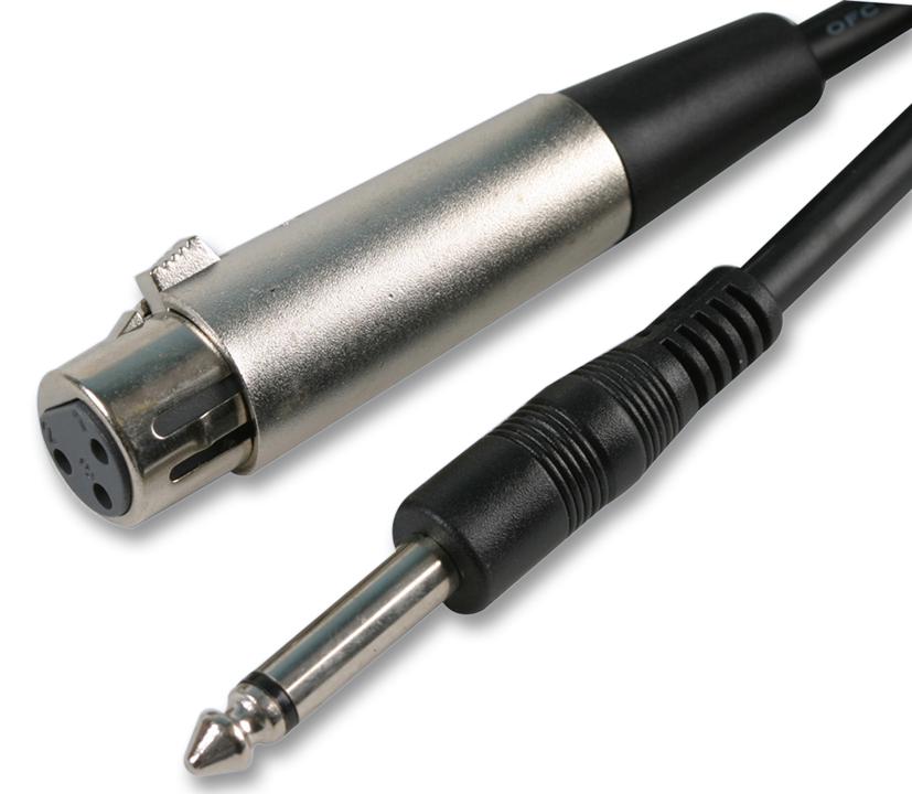PSG00748 XLR SOCKET TO 6.3MM PLUG - 3M PRO SIGNAL