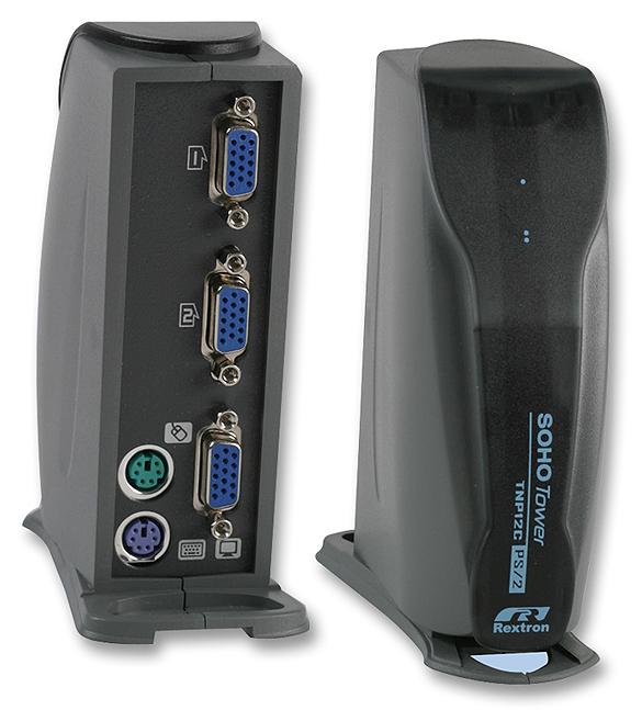 KVM-402 SWITCH, KVM, TOWER, W/CABLES, 2PORT PRO SIGNAL