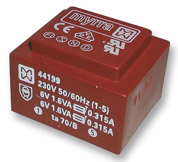 44193 TRANSFORMER 3.2VA 6V MYRRA