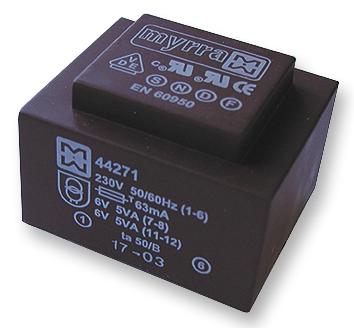 44268 TRANSFORMER 10VA 15V MYRRA