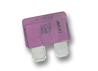 166.7000.4302 AUTOMOTIVE FUSE, TIME DELAY, 3A, 80VDC LITTELFUSE