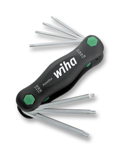 23051 TORX BIT SET, FOLD UP, 7PC WIHA