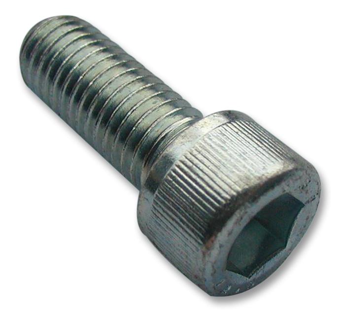M4 8 SO12CS S100 SCREW SOCKET, CAP, M4X8, BLACK, PK100 TR FASTENINGS