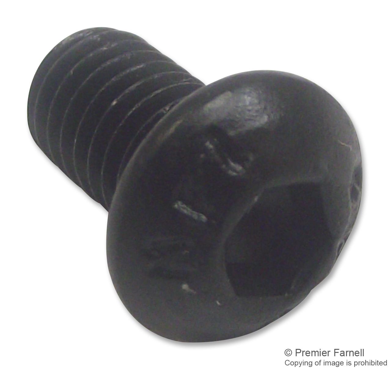M48 BH10MCZ100- SCREW SOCKET, BUTT, M4X8, PK100 TR FASTENINGS
