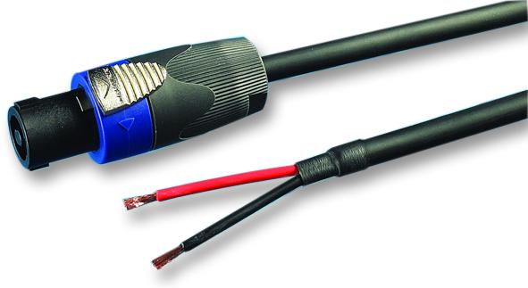 102-446 SPEAKON TO BARE ENDS - 1M VDC