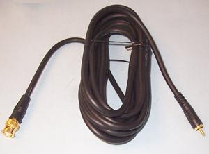 PSG00557 BNC TO PHONO PLUG - GOLD/5M PRO SIGNAL