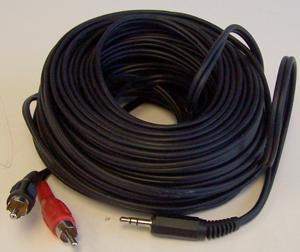 JR8052/20M LEAD, 3.5MM S JACK-2XPHONO, 20M PRO SIGNAL