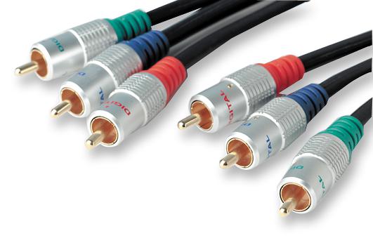 PSG00784 3X RGB PHONO PLUGS TO PLUGS - 5M PRO SIGNAL