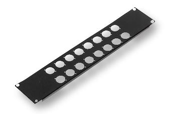 R1269/2UK/16 2U-16 HOLE 19" RACK PANEL PENN ELCOM