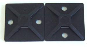NB/B22 (BLACK) CBL TIE BASE 28X28X5MM BLK 10/PACK PRO POWER