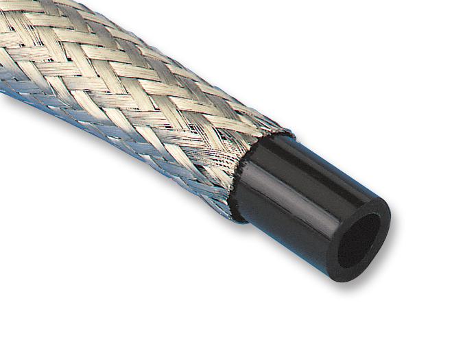 RAY-101-6.0(10) SLEEVING, BRAID, 6MM, SILVER, 10M RAYCHEM - TE CONNECTIVITY